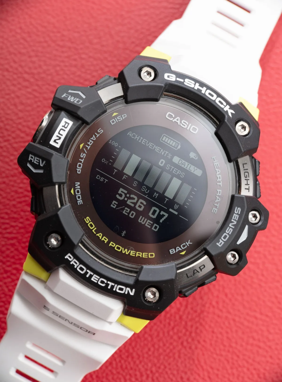 Casio G-Shock Move GBD-H1000 worn during a workout