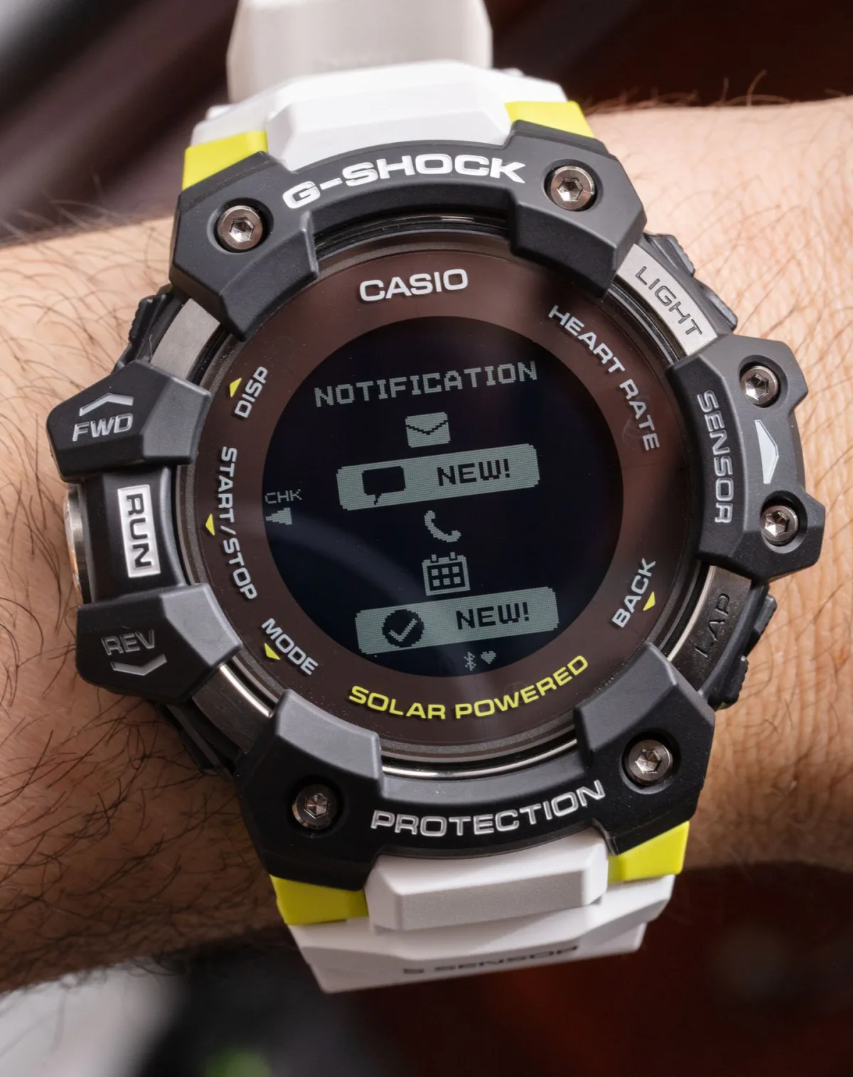 Casio G-Shock Move GBD-H1000 with a clear and readable screen