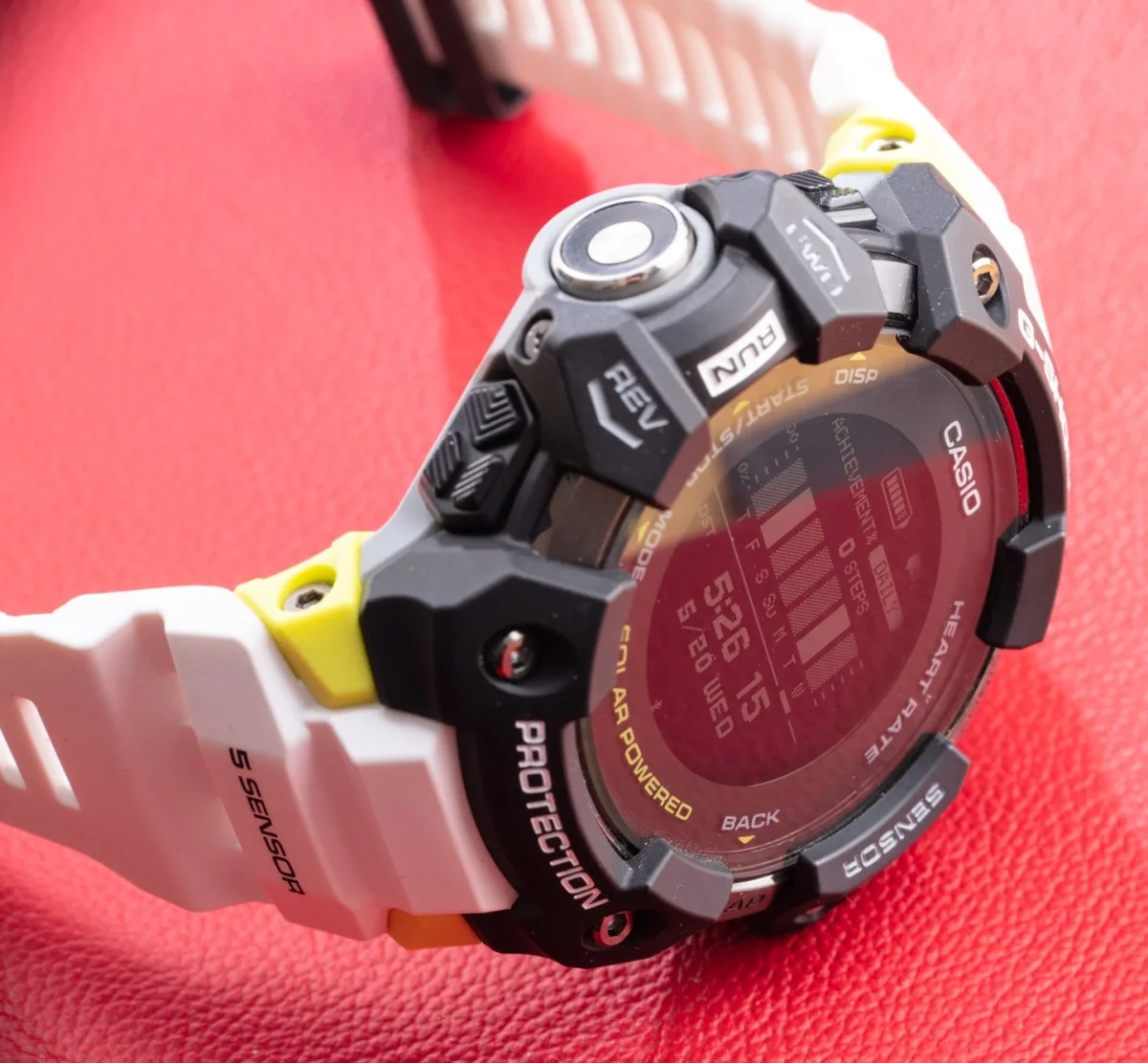 G-Shock Move app interface on a smartphone