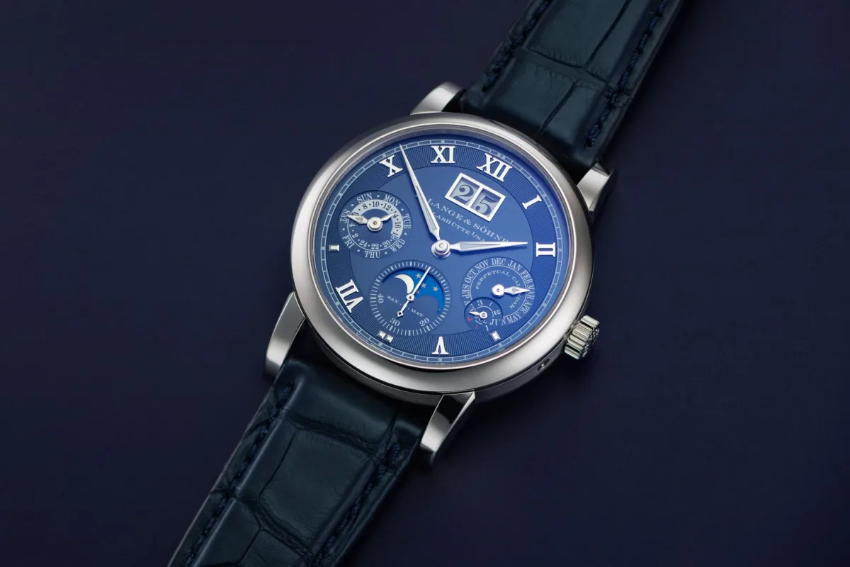A. Lange & Söhne Langematik Perpetual Blue Dial watch