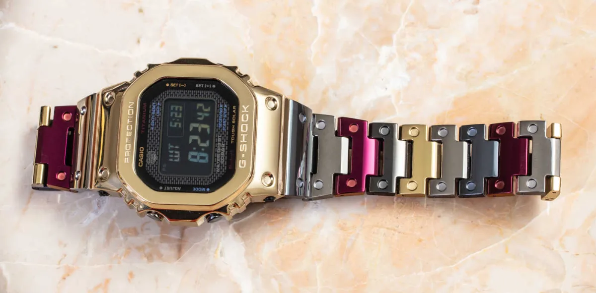 Casio G-Shock GMWB5000TR-9 digital display