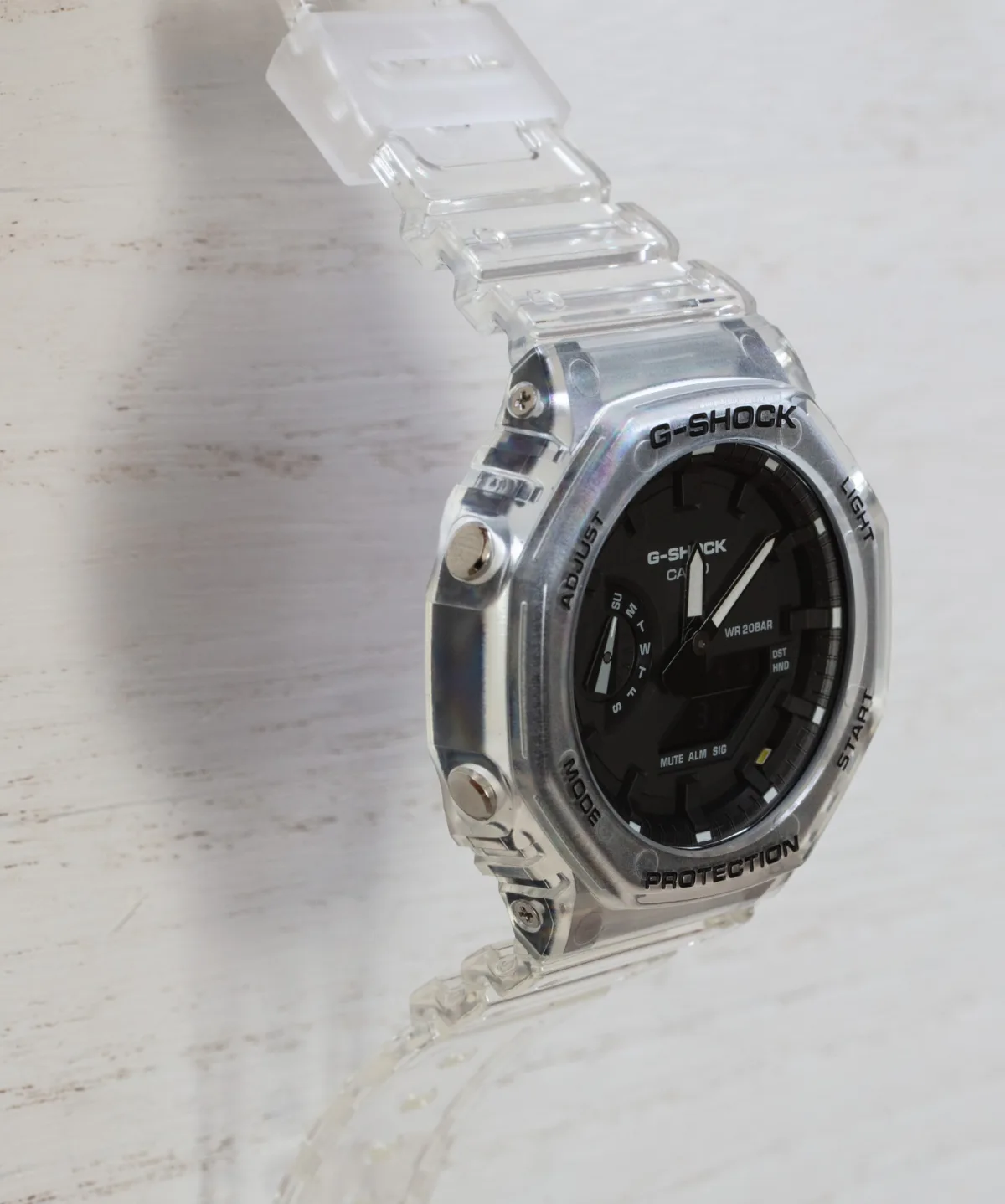 Casio G-Shock GA2100SKE-7A in different color variants