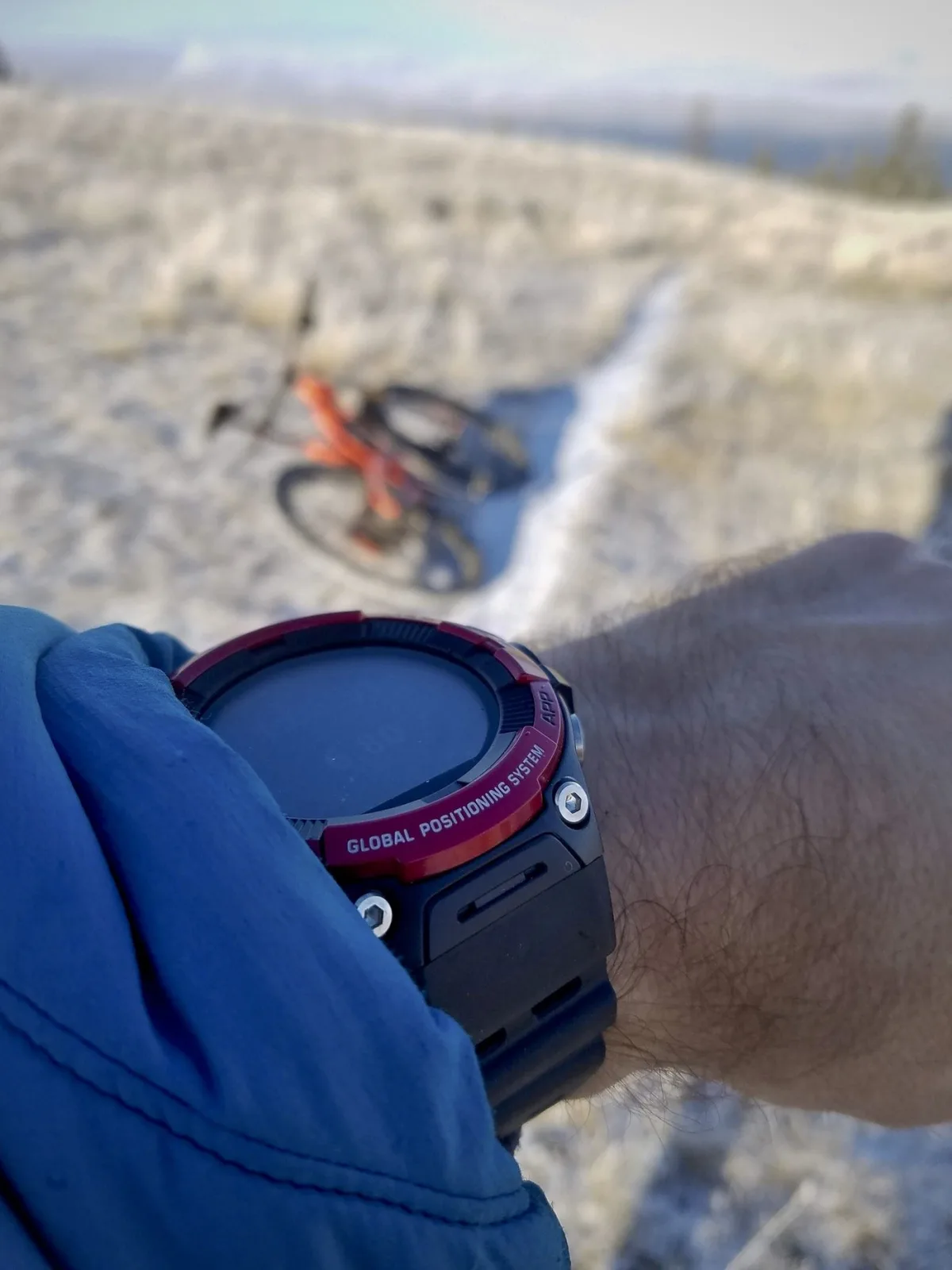Cycling with Casio Pro Trek WSD-F21 HR