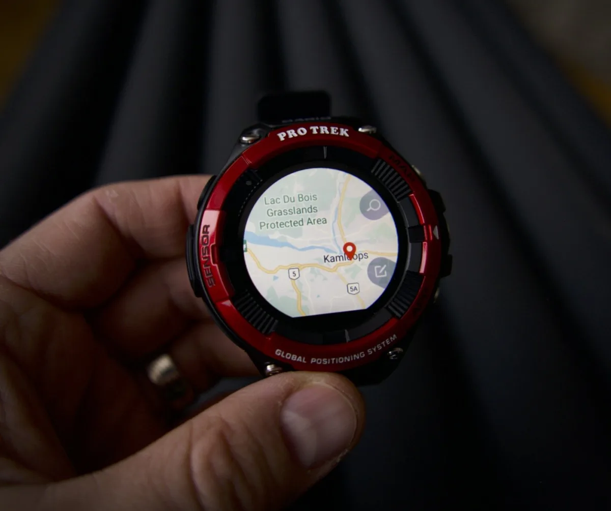 GPS tracking on Casio Pro Trek WSD-F21 HR