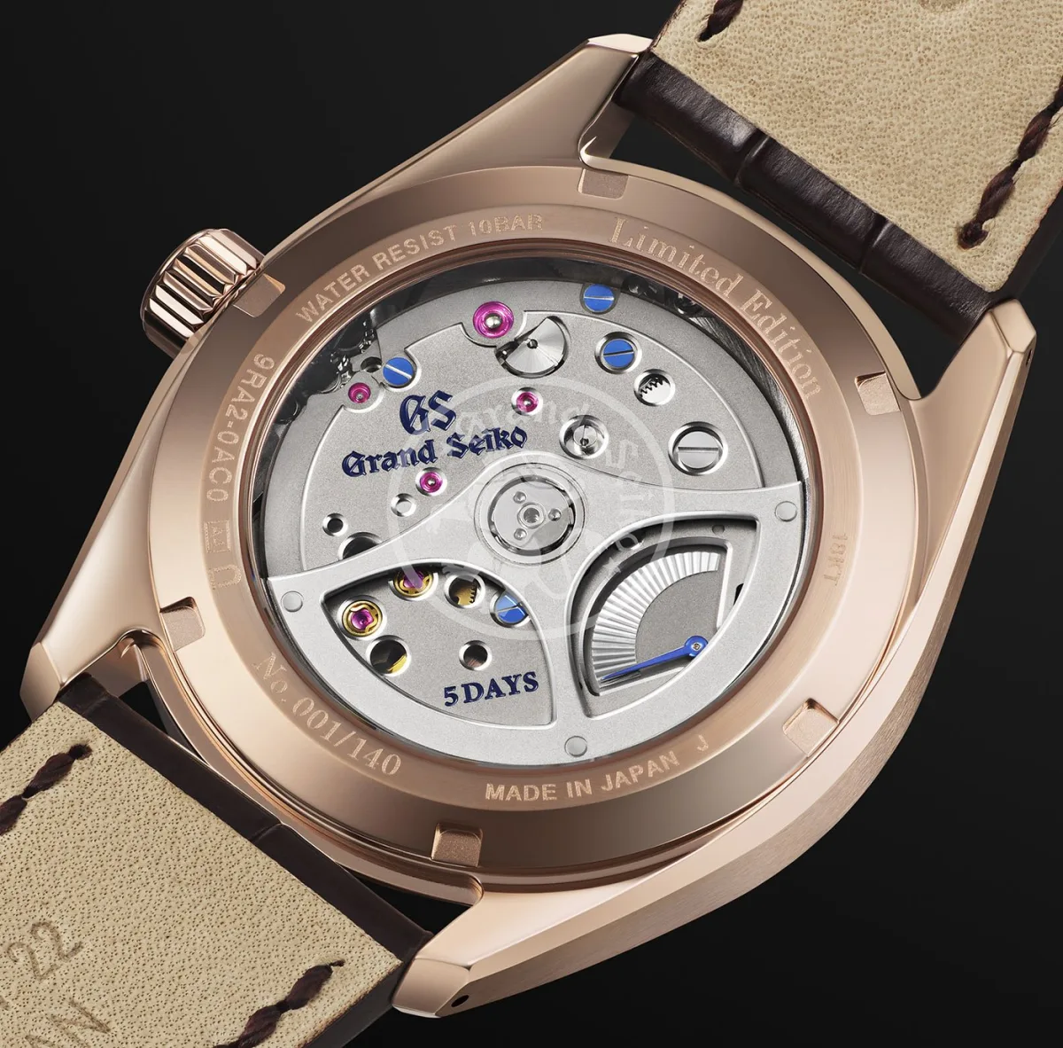 Grand Seiko SLGA008 brown dial with tree ring motif