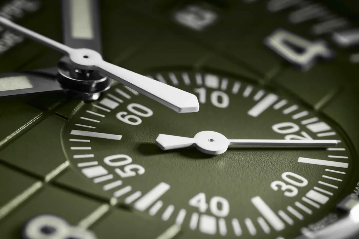 Patek Philippe Aquanaut Chronograph with white gold case and blue dial