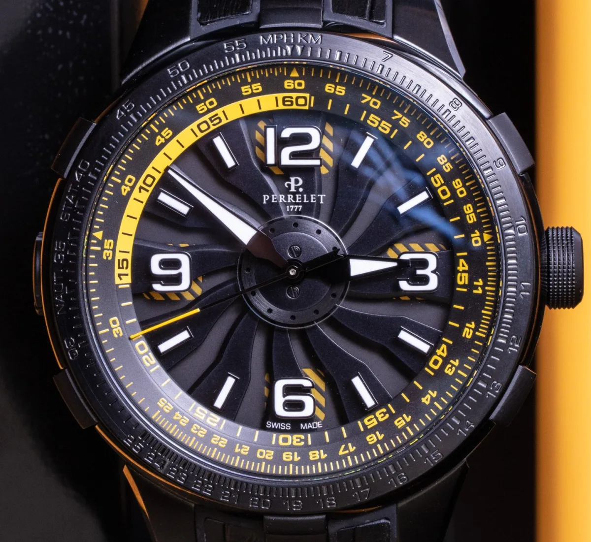 Perrelet Turbine Pilot Watch front view