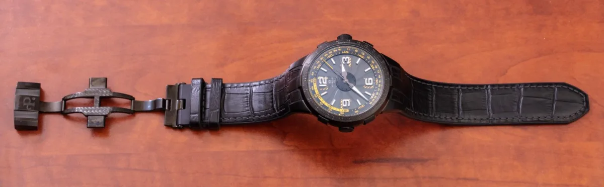 Perrelet Turbine Pilot Watch with folding clasp