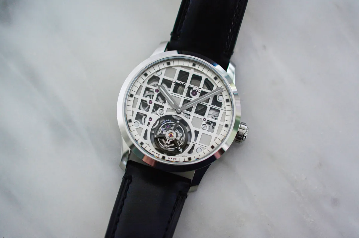 Horage Tourbillon 1 compared to TAG Heuer
