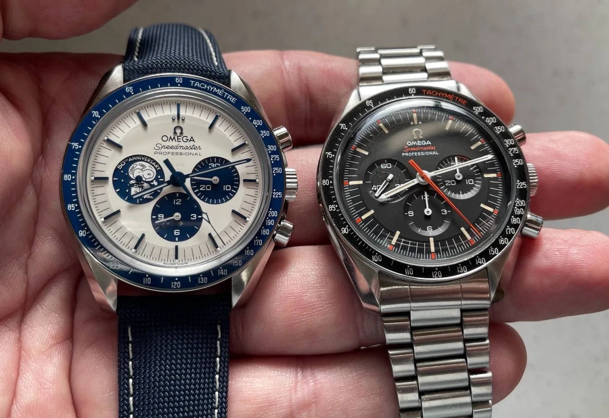 Omega Speedmaster Silver Snoopy Award caseback