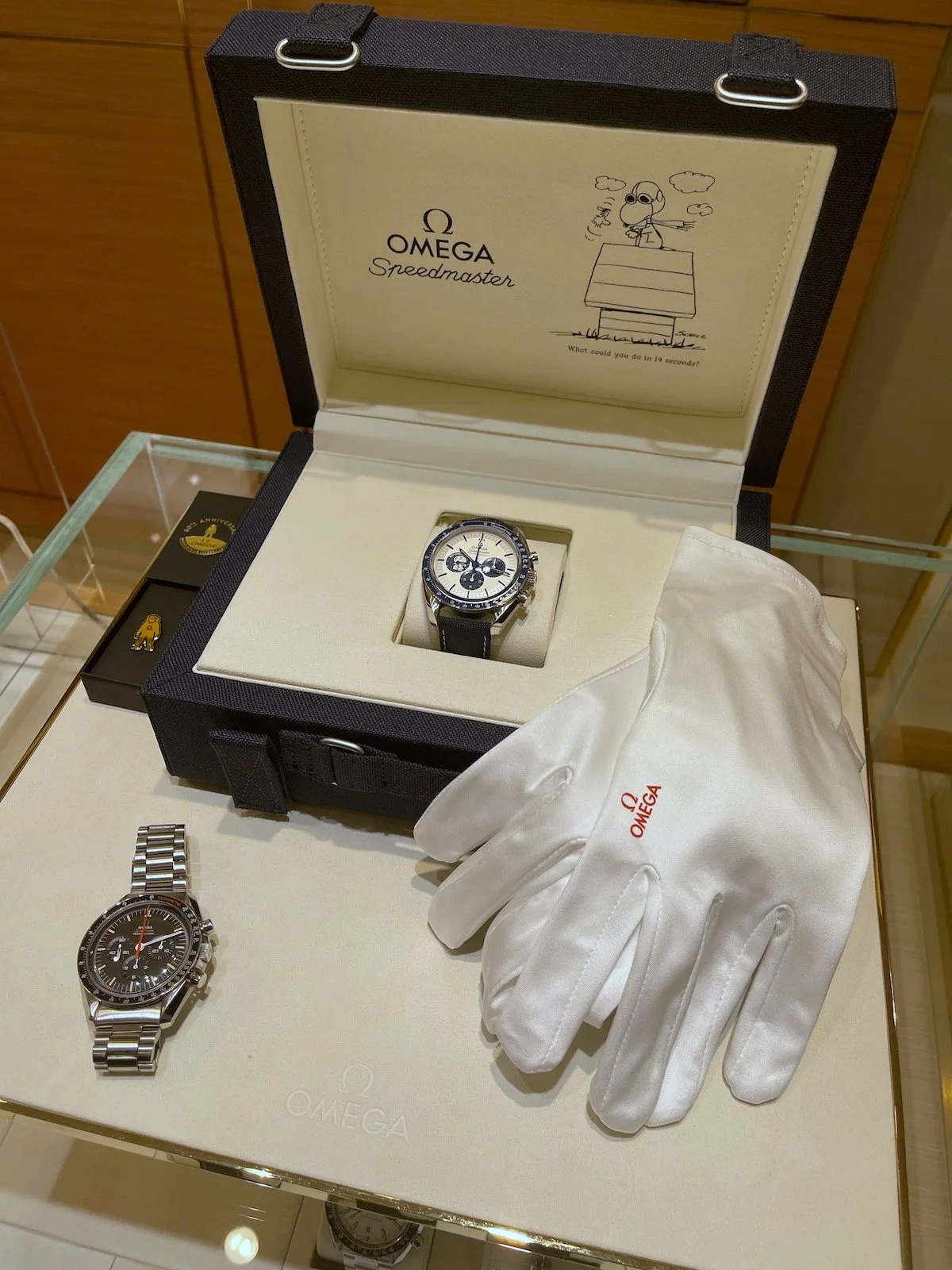 Eric M. Skier with Omega Speedmaster Silver Snoopy Award