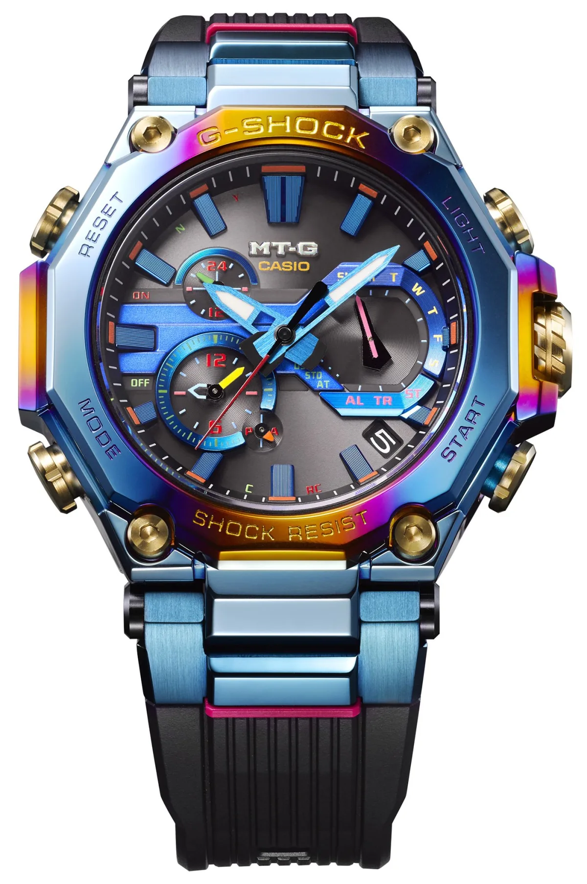 Casio G-Shock MT-G MTGB2000PH2A Blue Phoenix case and bracelet