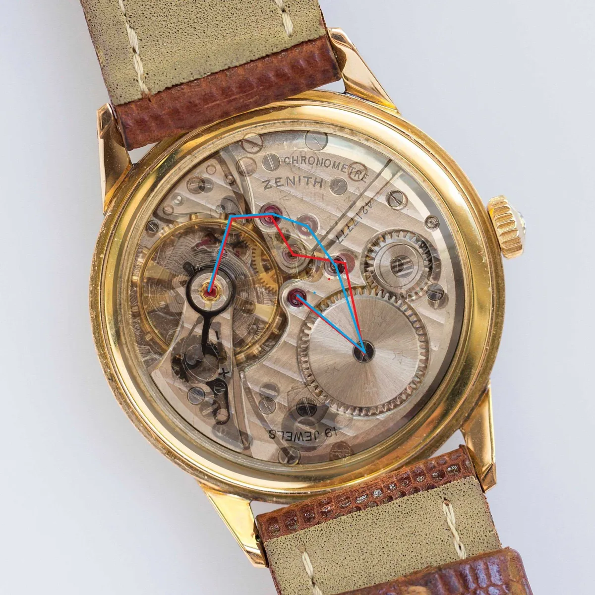 Comparison of Soviet 2809 and Zenith 135 movements