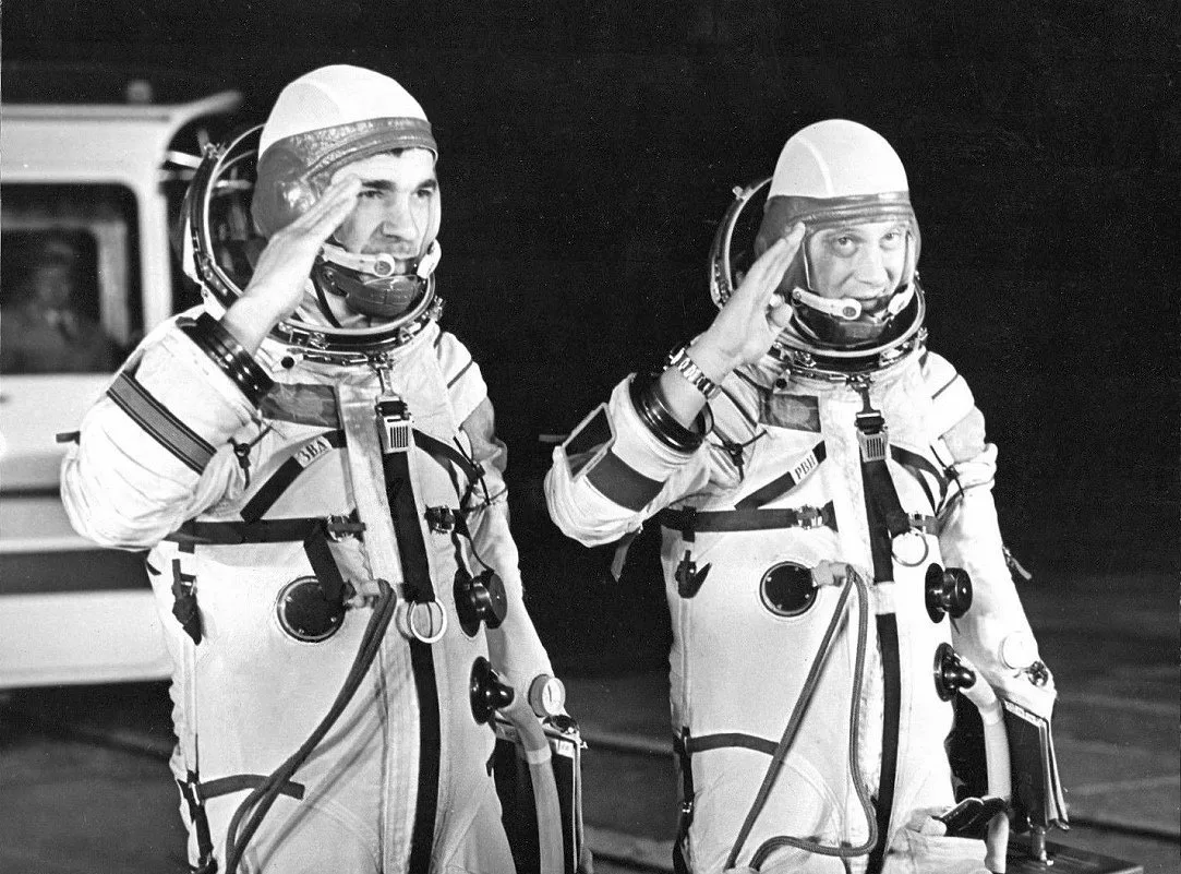 Cosmonaut preparing with 3rd generation chronograph