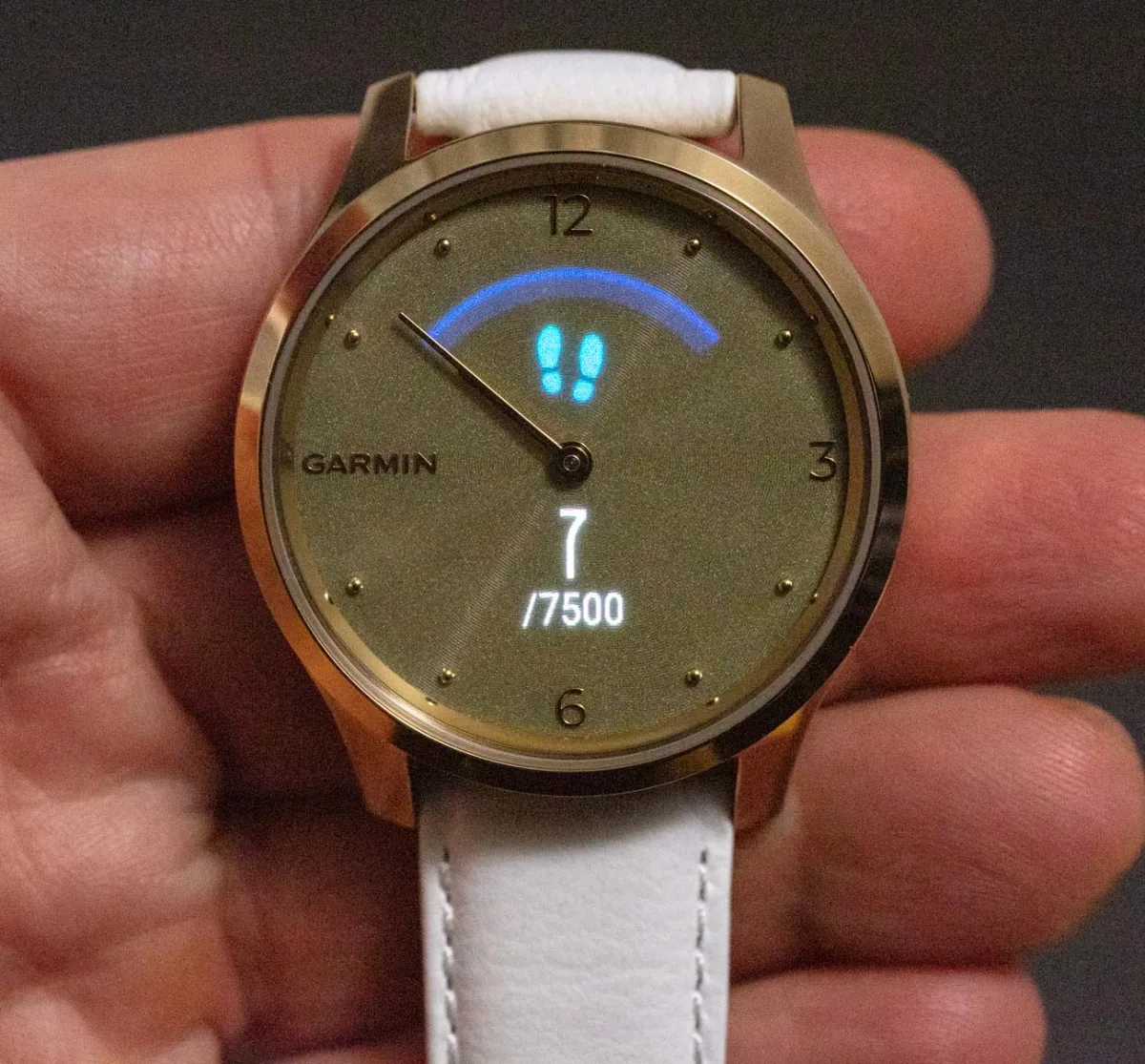 Back view of Vivomove Luxe showing charging port