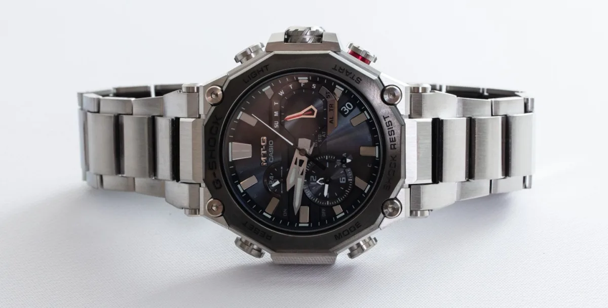 Casio G-Shock MT-G B2000 on the wrist
