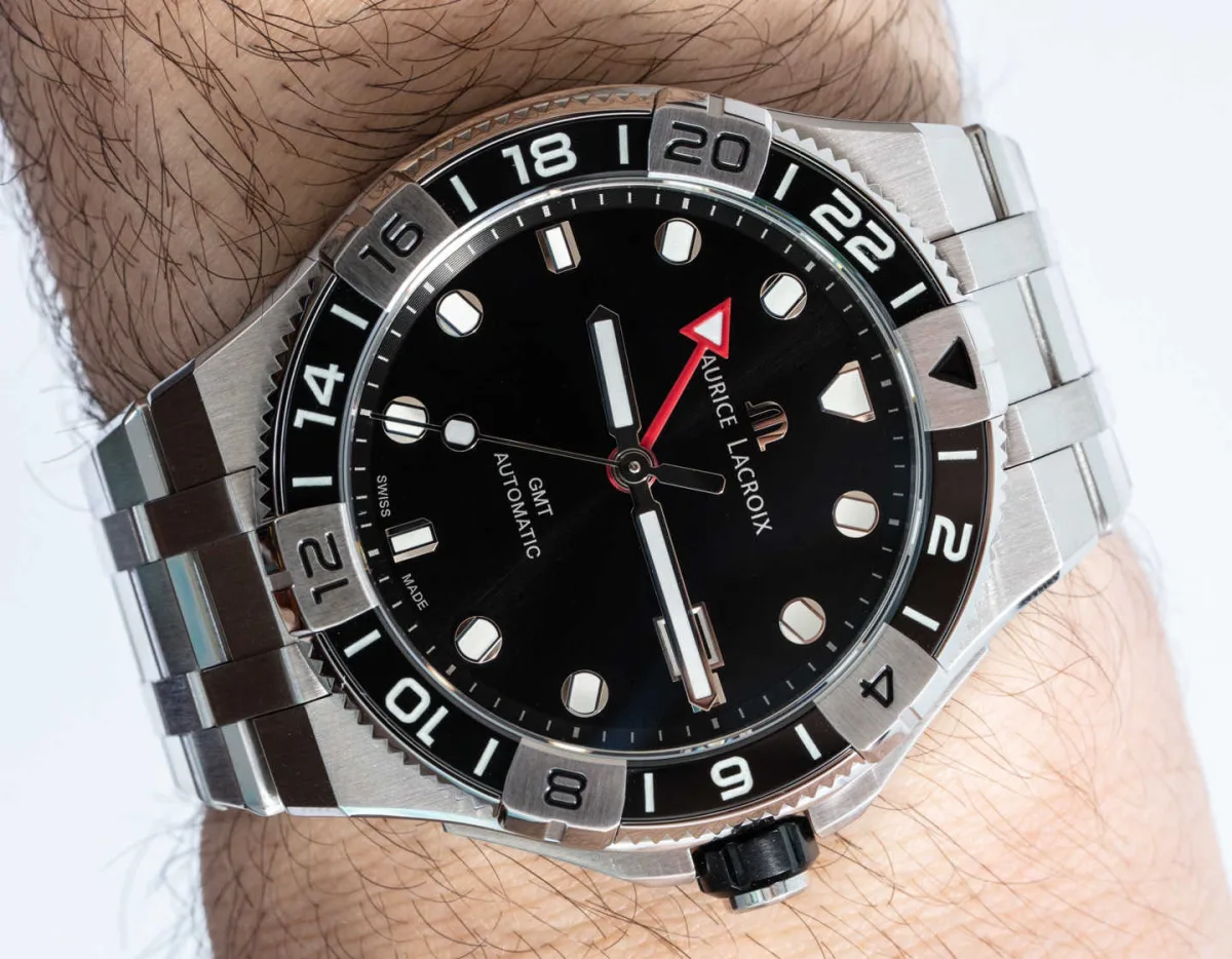 Back view of Maurice Lacroix Aikon Venturer GMT