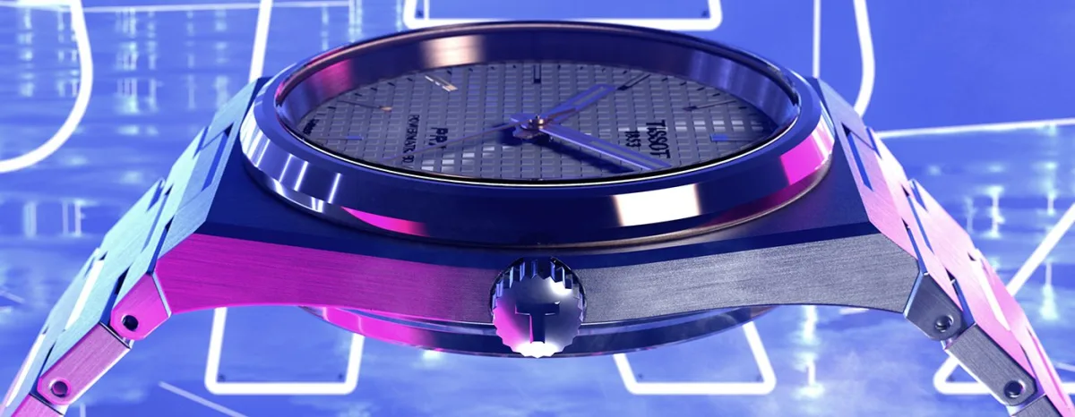 Tissot PRX 40 205 watch with integrated bracelet