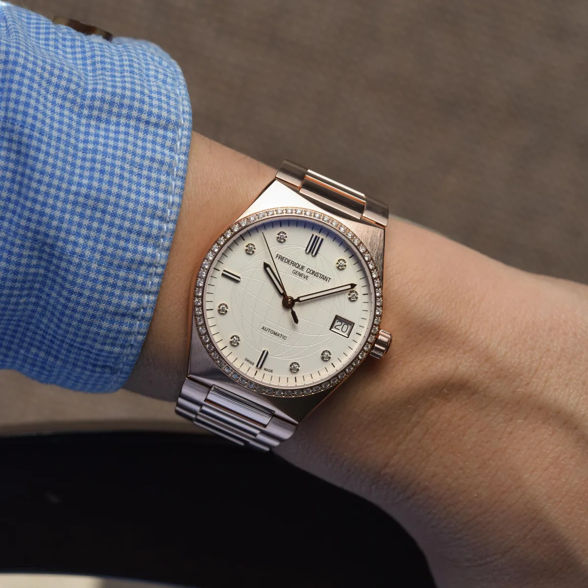 Frederique Constant Highlife Ladies Automatic with gray dial