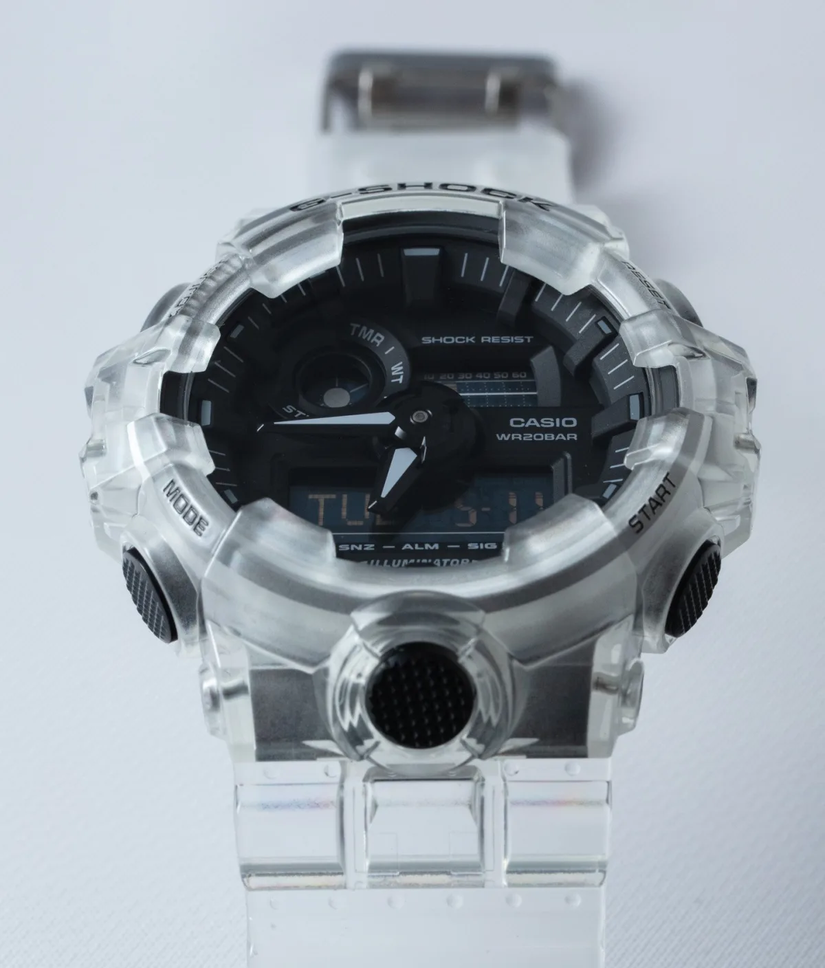 Casio G-Shock GA700SKE-7A watch front view