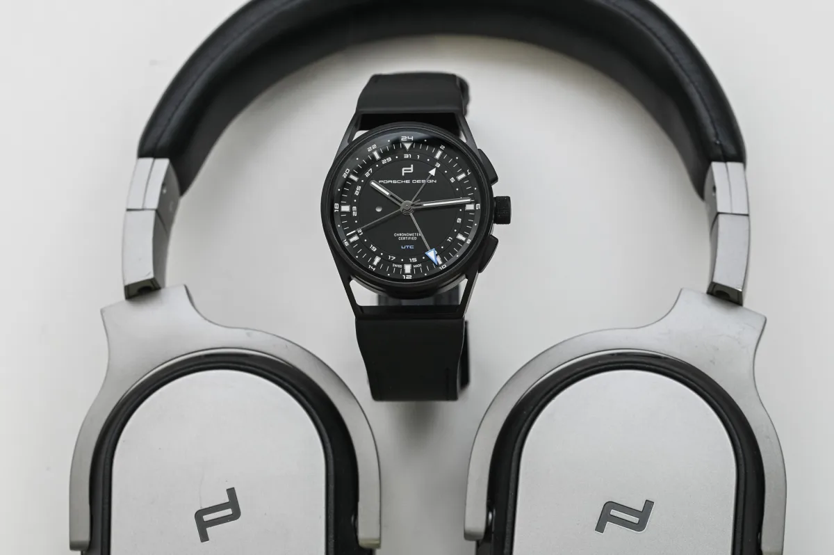 Movement detail of Porsche Design 1919 Globetimer UTC All Black