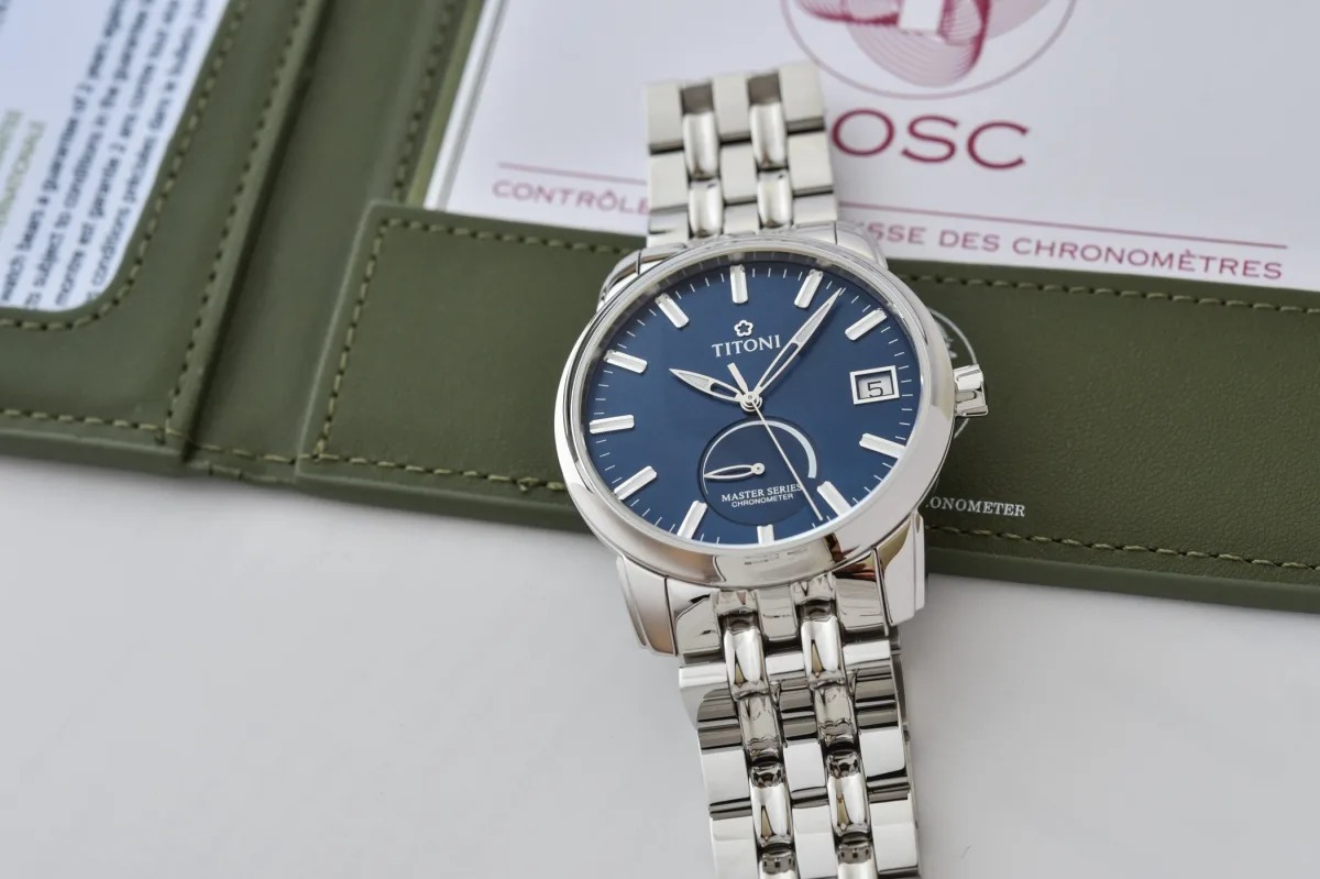 Titoni Master Series Chronometer Power Reserve watch case