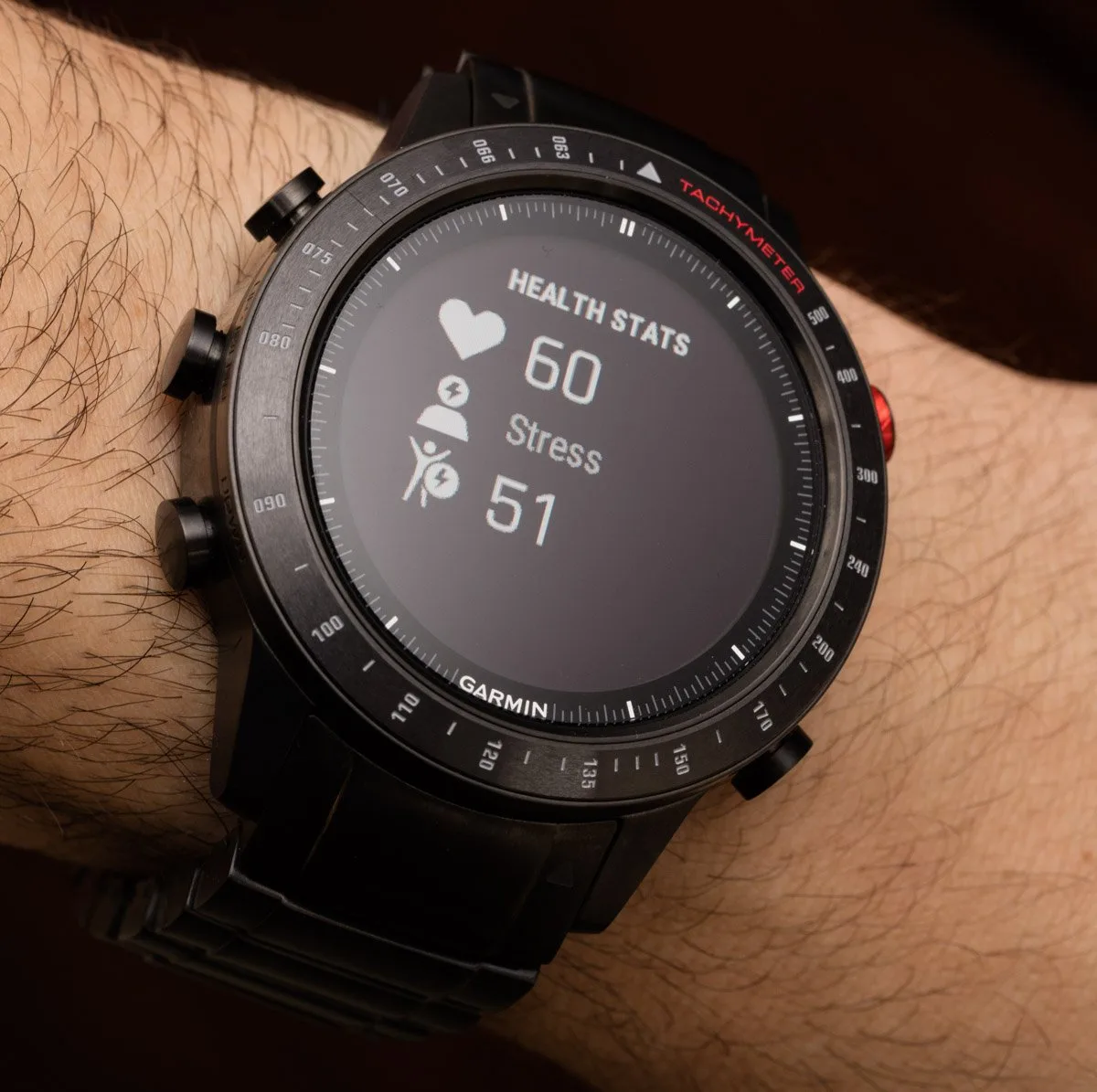 Garmin Marq Driver with GPS and mapping features displayed