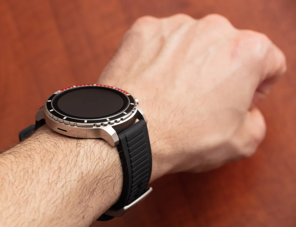 Citizen CZ Smartwatch featuring fitness tracking sensors