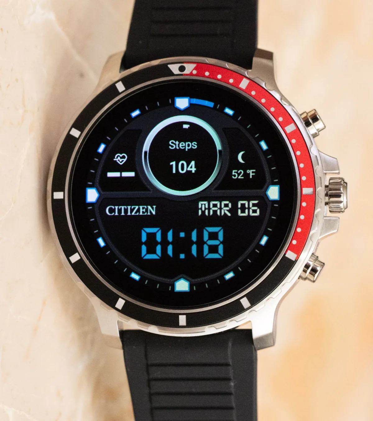 Citizen CZ Smartwatch with customizable watch faces
