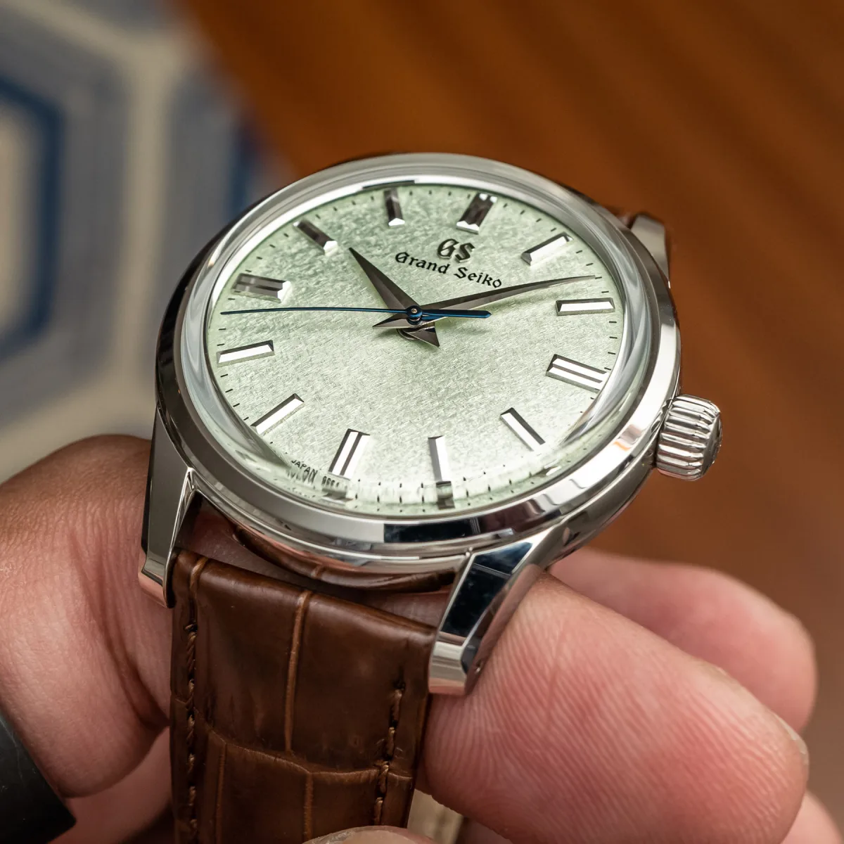 Grand Seiko Elegance SBGW275 with teal dial