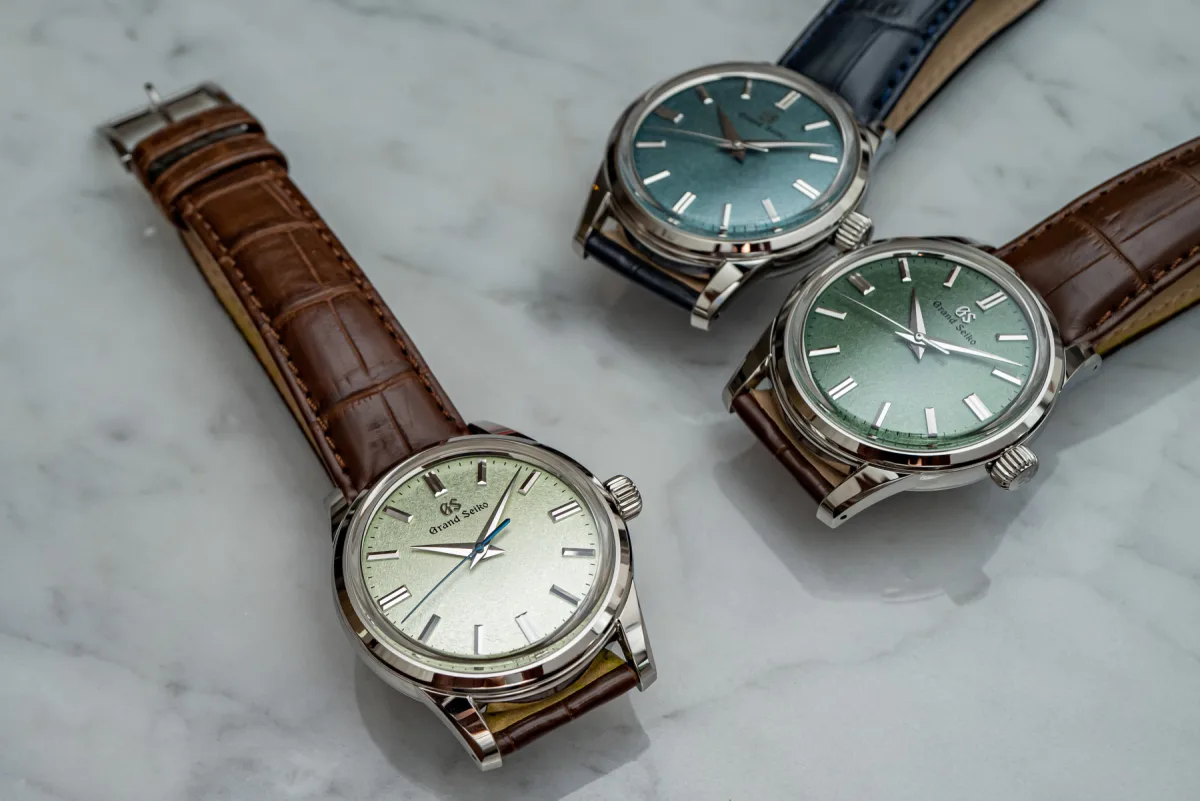 Grand Seiko SBGW275 teal dial inspired by Genbi Valley