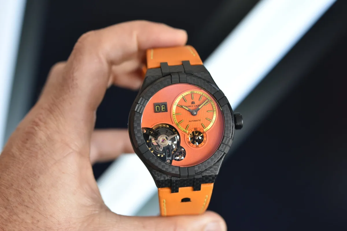Maurice Lacroix Aikon Master Big Date with carbon fiber elements