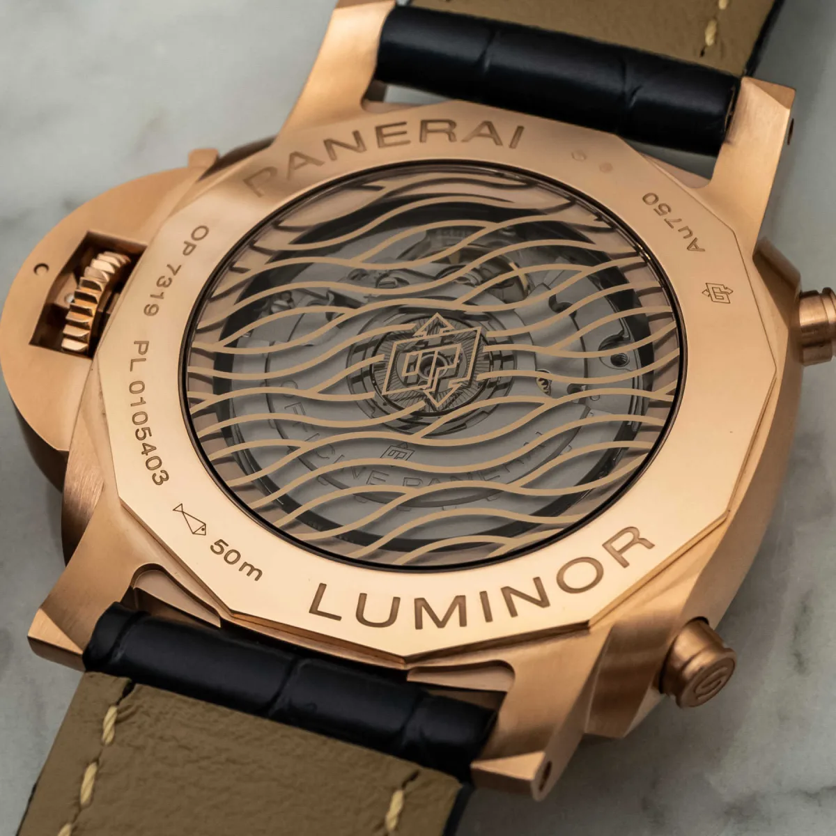 Panerai Luminor Chrono with layered dial