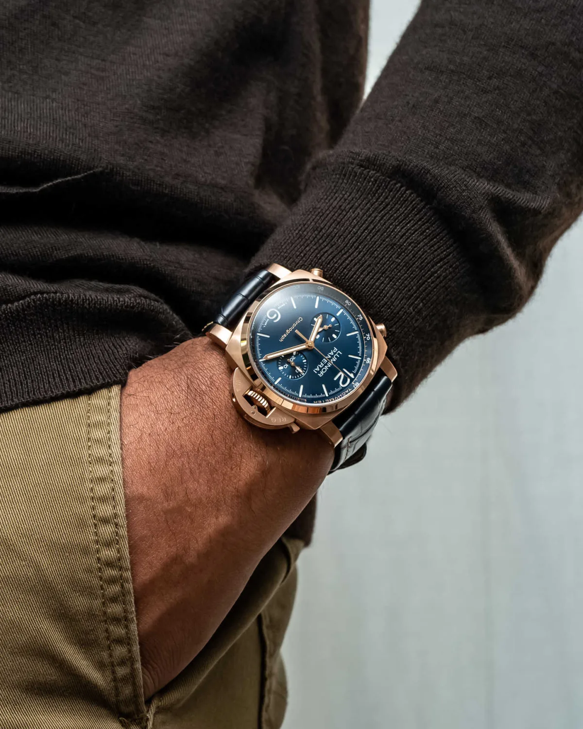 Panerai Luminor Chrono comparison with other chronographs