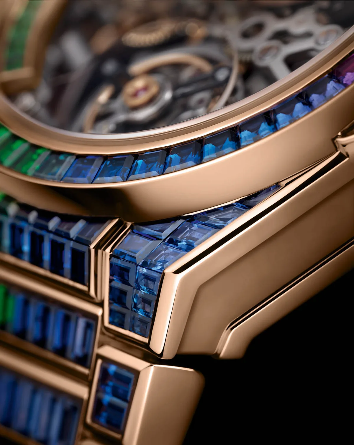 Hublot Big Bang Integral Tourbillon Rainbow side view