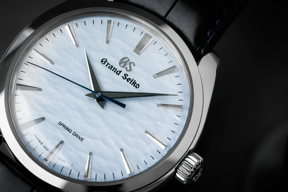 Grand Seiko SBGY007 on crocodile leather strap