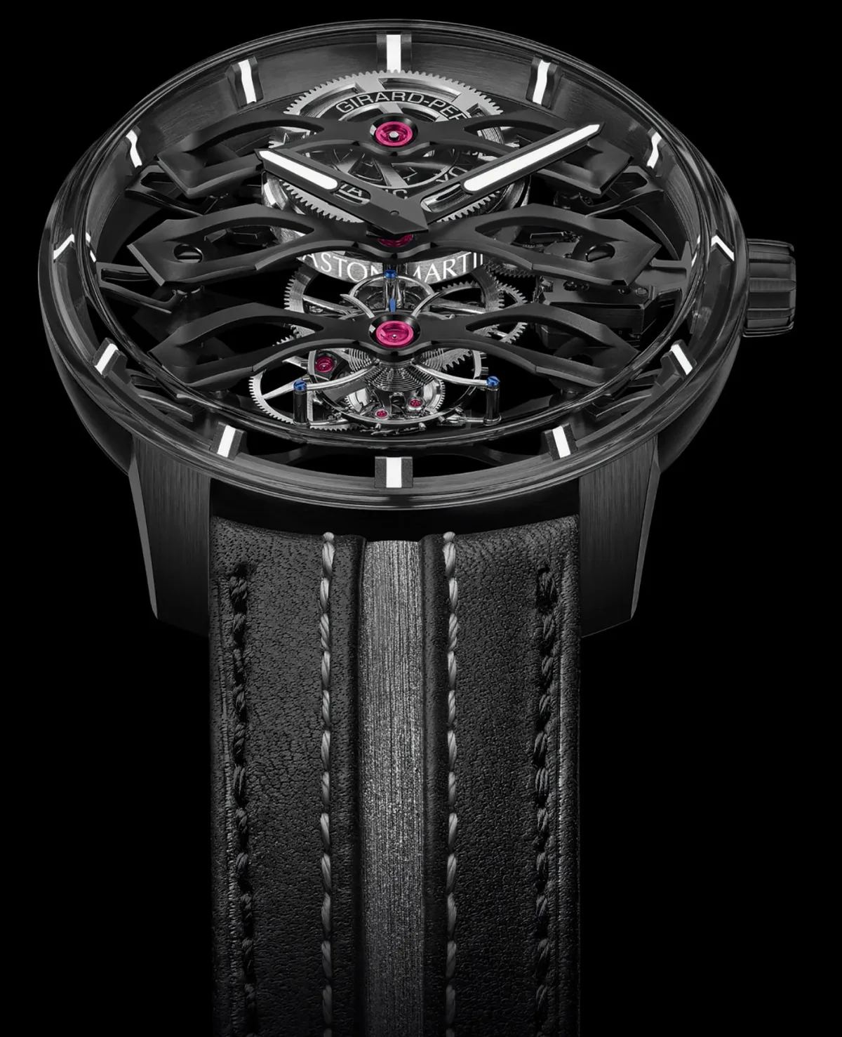 Rubber Alloy strap on the Aston Martin Edition watch