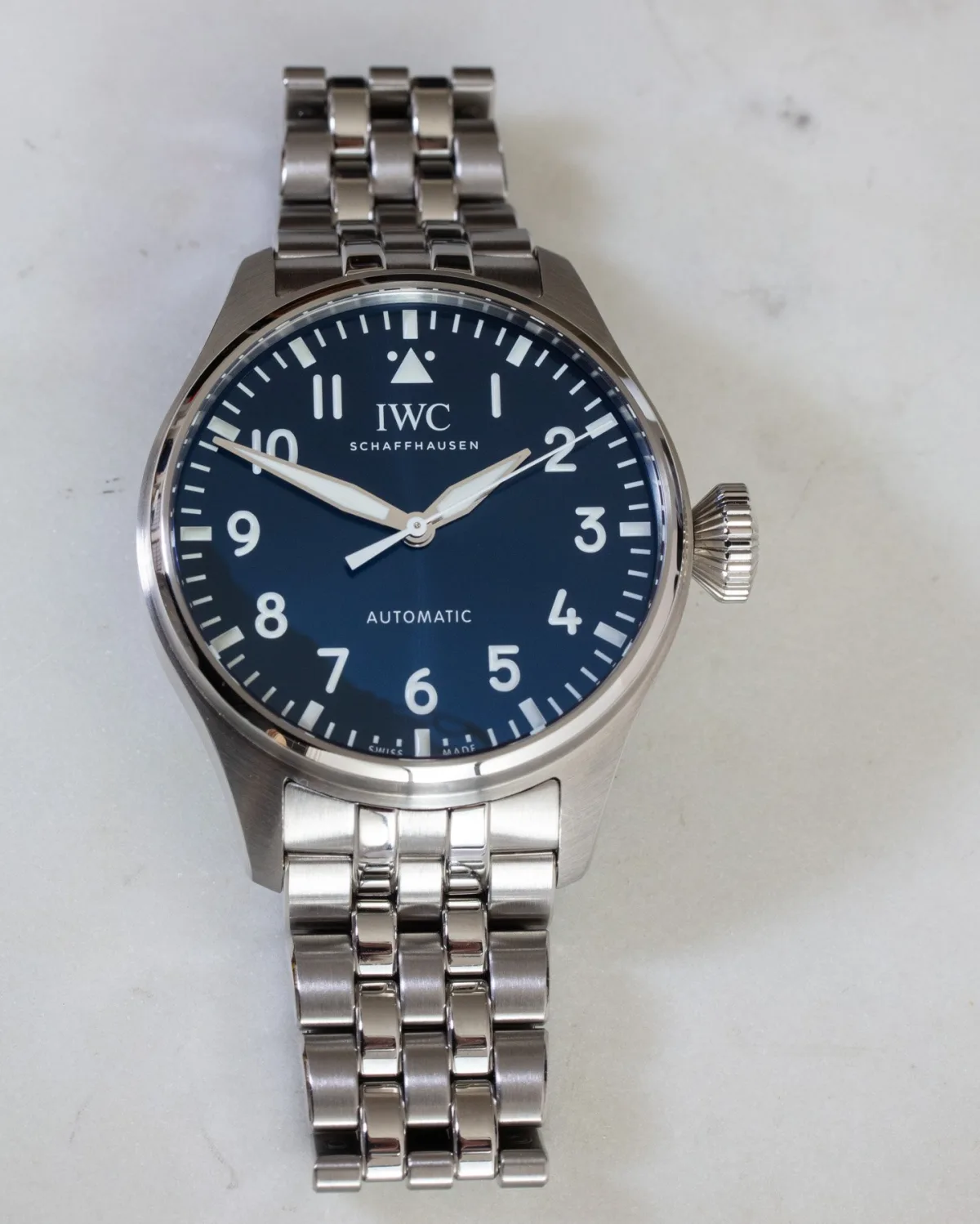 IWC Big Pilot’s Watch 43 with blue dial