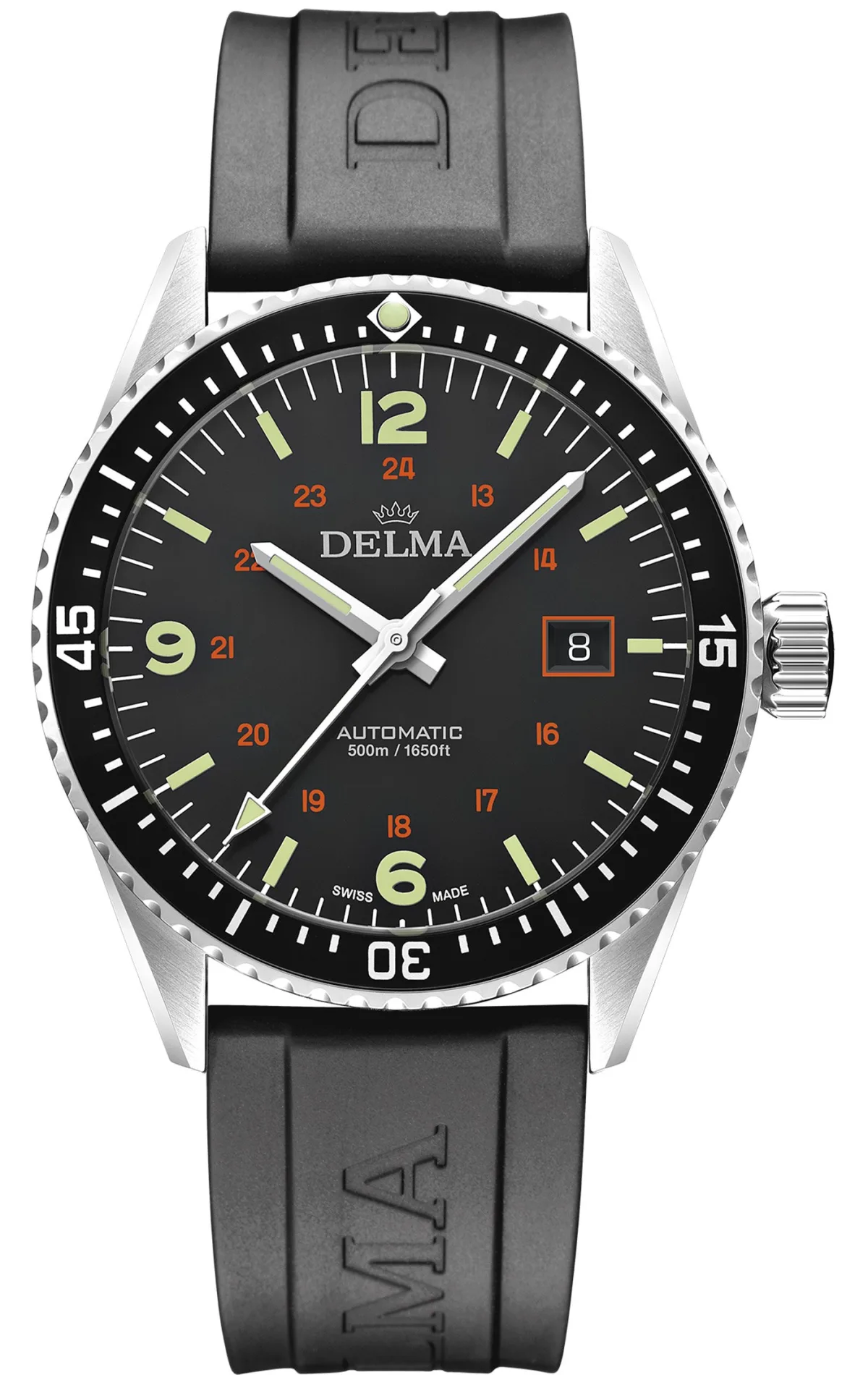 Delma Cayman Field Watch movements: Sellita SW200 and ETA F06.111.