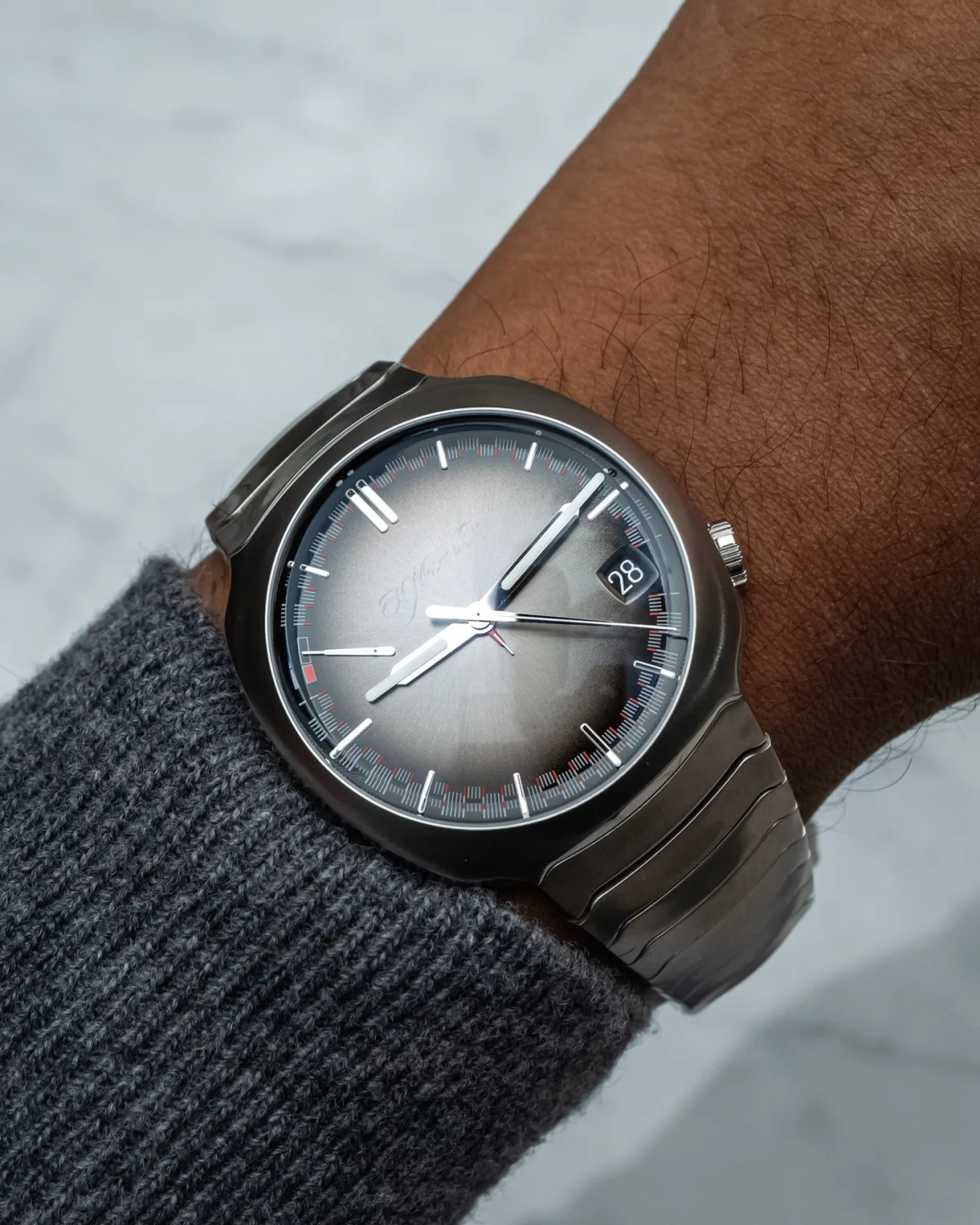 H. Moser & Cie Streamliner Perpetual Calendar front view