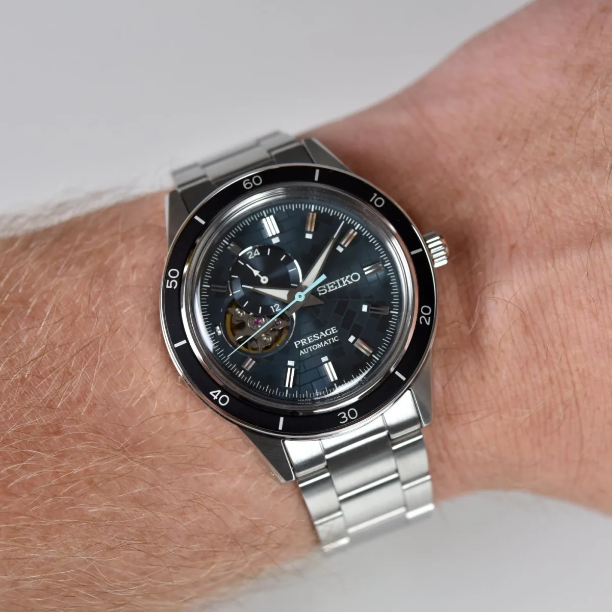 Seiko Presage SSA445 on wrist