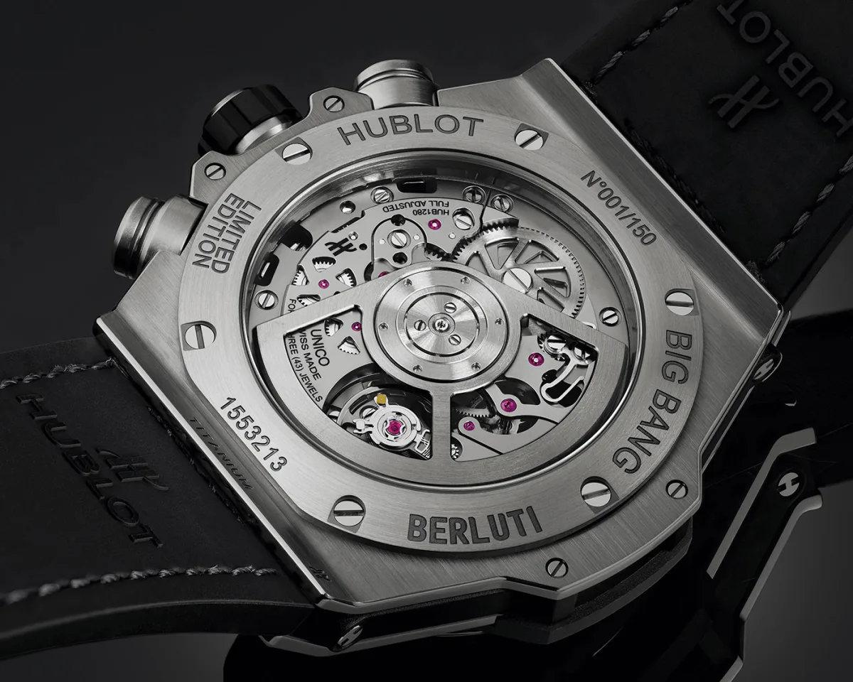 Hublot Big Bang Unico Berluti Aluminio movement HUB1280