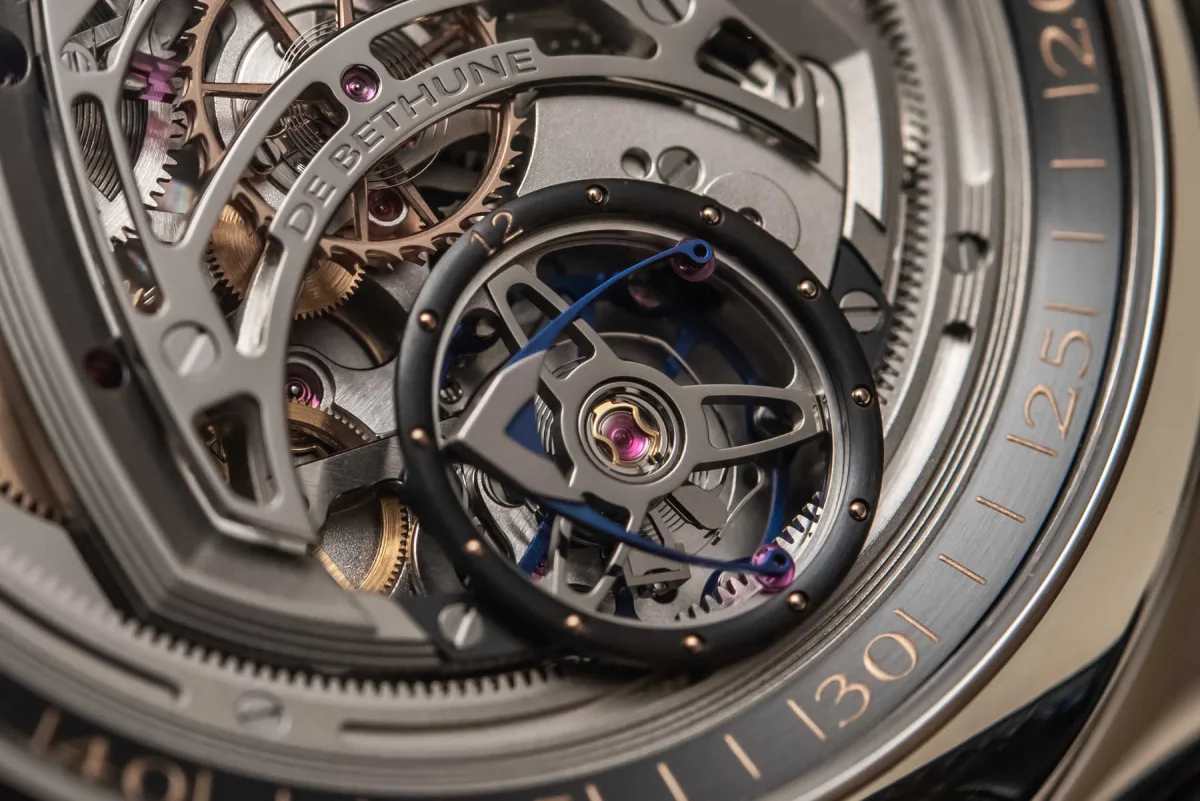 Skeletonized movement of Kind Of Magic watch