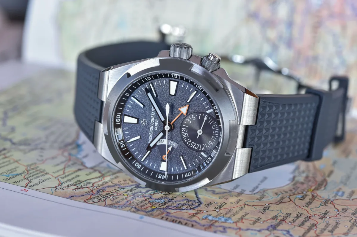 Vacheron Constantin Overseas Everest watch on display