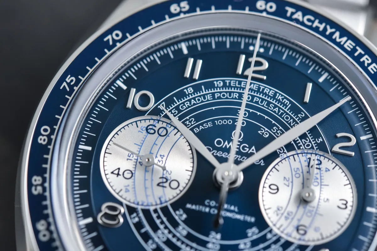 Omega Speedmaster Chronoscope stainless steel case