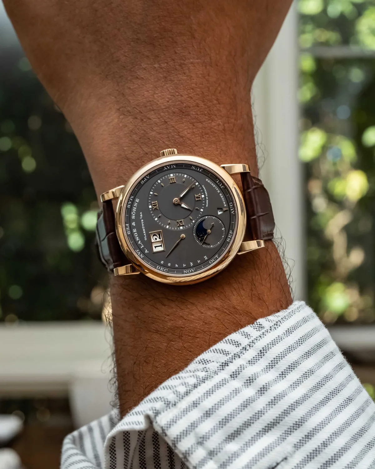 A. Lange & Söhne Lange 1 Perpetual Calendar components