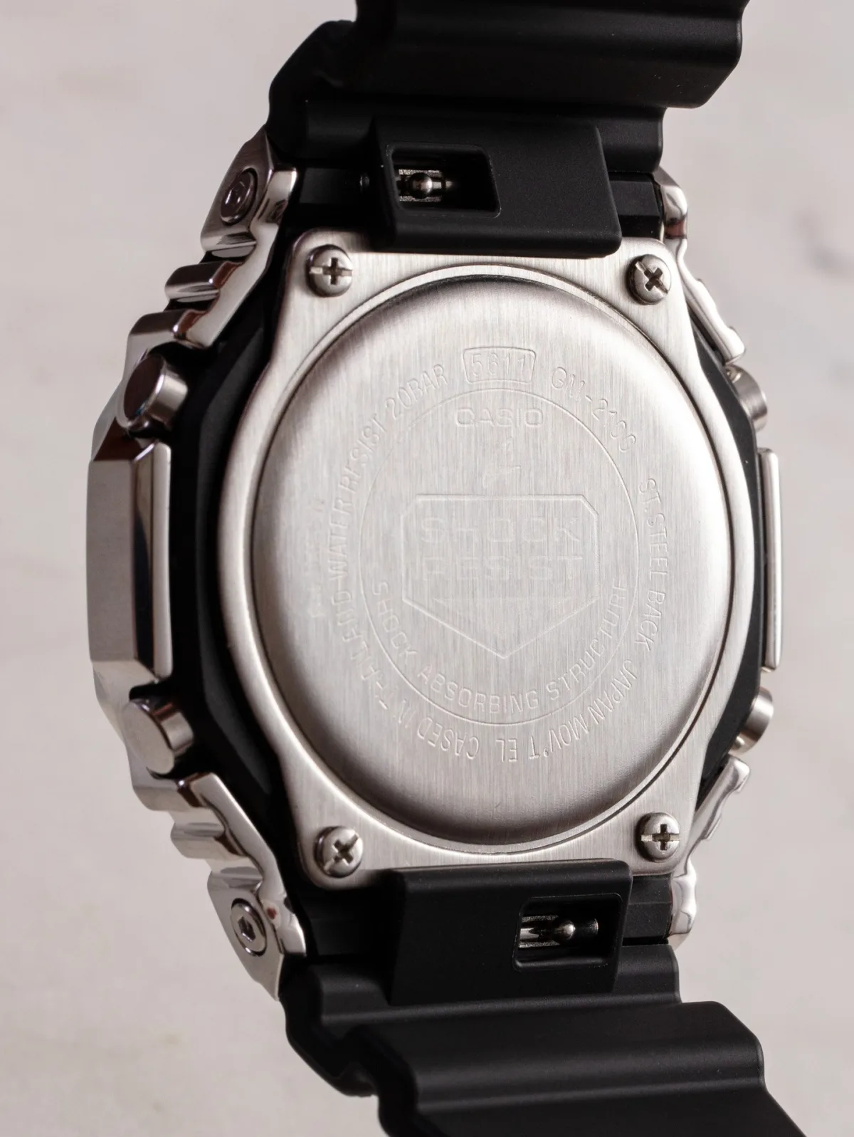 Casio G-Shock GMS2100 dial view