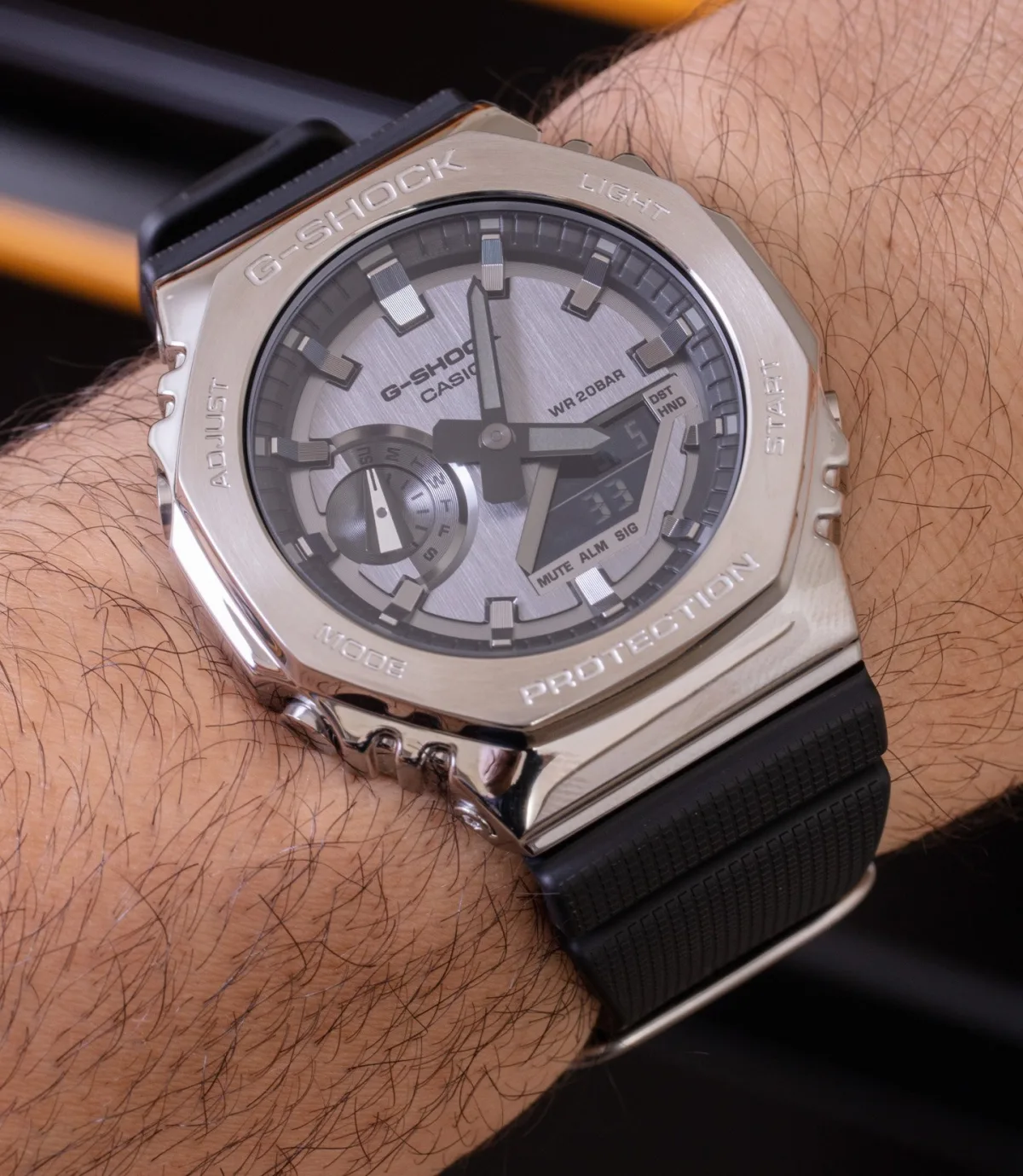 Casio G-Shock GM2100 and GMS2100 side by side