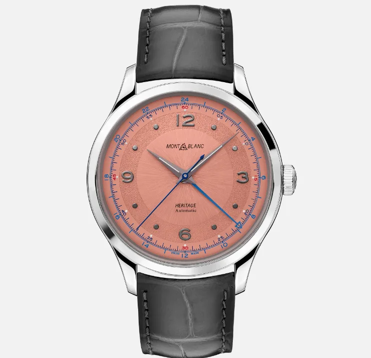 Montblanc Heritage GMT Salmon Dial watch