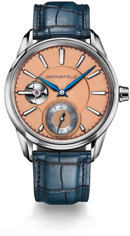 Gronefeld 1941 REMONTOIRE Salmon Dial watch